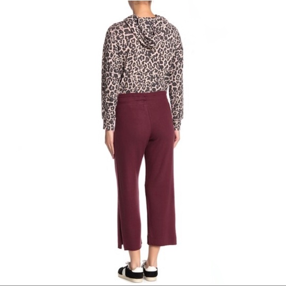 SOLD-NWT LNA Womens Cropped Drawstring Pants Wide - Picture 2 of 7